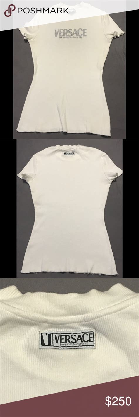 versace intensive t shirt|Women's Versace Tops .